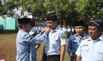 Tiga Pegawai Lapas Semarang Naik Pangkat