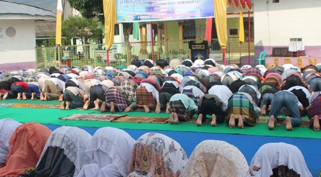 Petugas dan WBP Lapas Sibolga Shalat Istisqa Berjamaah