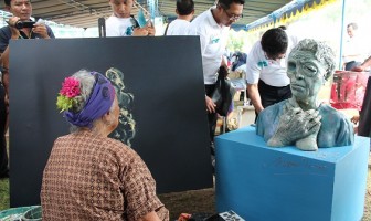 35 WBP Yogya Terlibat dalam Acara Melukis Bersama