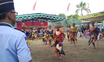 Sejumlah Warga Binaan Antusias Menari Jaranan