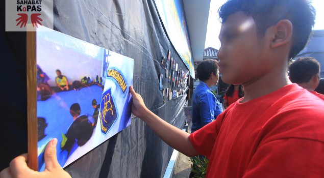 LPKA Kutoarjo-Sahabat Kapas Pamerkan Poster & Foto Karya Anak