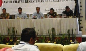 Kanwil Kemenkumham Bali Adakan Rakor Aparat Penegak Hukum