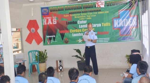 Rutan Samarinda Adakan Lomba Peringati Hari AIDS Sedunia