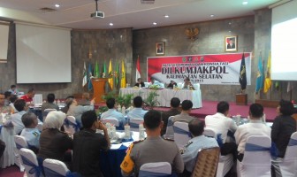 Rapat Koordinasi Antar Penegak Hukum Se-Kalsel Akan Diselenggarakan Melalui Dilkumjakpol