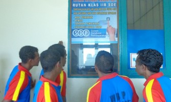 Puluhan WBP Rutan SoE "Serbu" Layanan Self Service