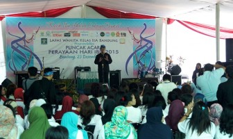 Fashion Show & Galeri Lukisan WBP Warnai Hari Ibu di Lapas Wanita Bandung