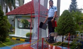 Sangat Kreatif! Karutan Bandung Sadarkan Masyarakat Dengan Tugu Penangkaran