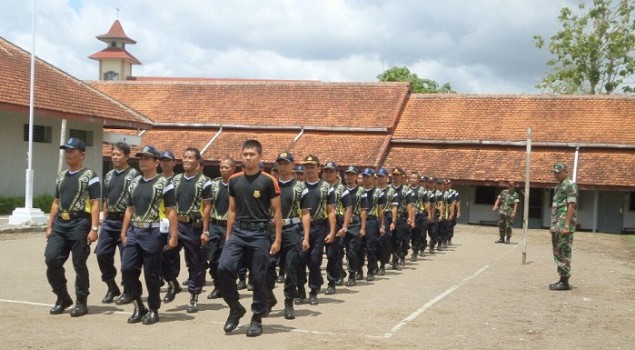 Petugas Rutan Wonosari Dilatih Bela Negara