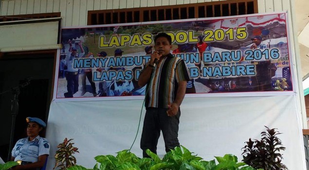 30 WBP Lapas Nabire Bersaing di Lomba Karaoke