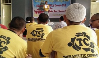 Residen TC Lapas Narkotika Sungguminasa Adu Baca Puisi