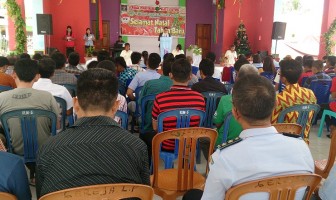 Lapas Bitung Rayakan Natal Berbalut Toleransi Beragama