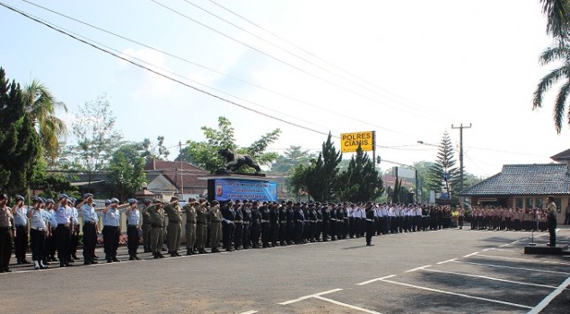 Petugas Lapas Ciamis Hadiri Peringatan HUT Satpam