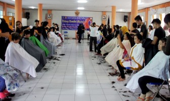 200 WBP Lapas Wanita Bandung Potong Rambut Massal