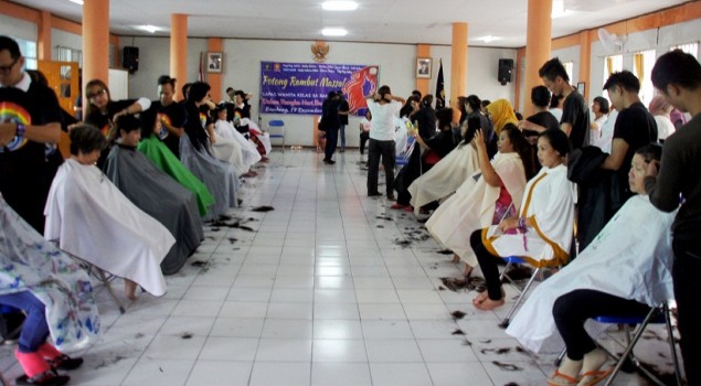 200 WBP Lapas Wanita Bandung Potong Rambut Massal