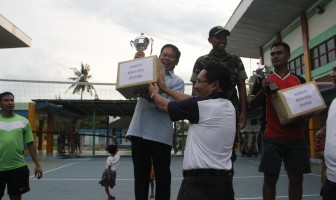 Kanwil NTB Juara II Lomba Voli HUT Kopri & HUT NTB