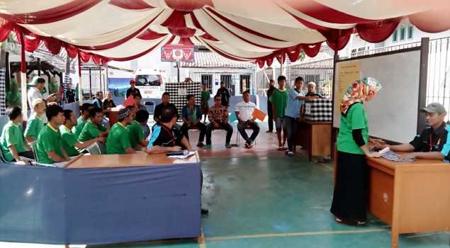 Rutan Rangkasbitung Gelar Pemilihan Umum Jaro WBP