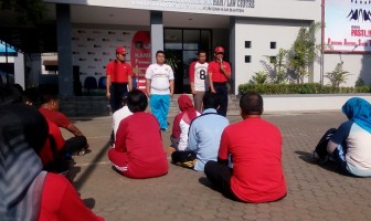 PK Bapas Serang Ikuti Latihan Kesamaptaan Gabungan