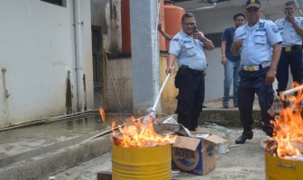 Rutan Samarinda Musnahkan Barang Terlarang & Sitaan