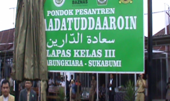 Pondok Pesantren Lapas Warungkiara Diresmikan