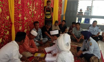 Ada Pernikahan Di Balik Tembok Rutan Rantau