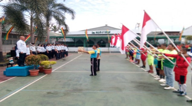 12 Tim Warga Binaan Ikut Turnamen Futsal di Lapas Pekanbaru