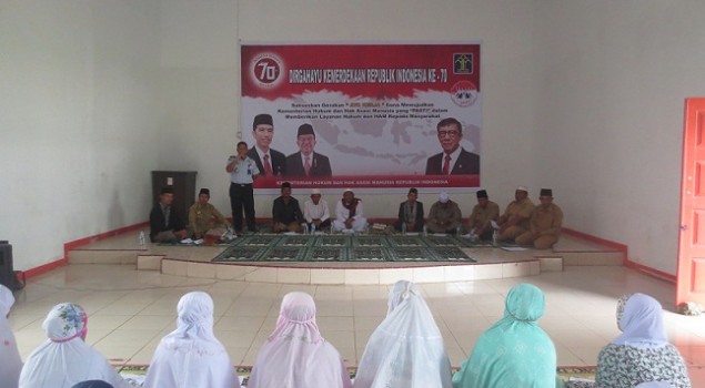 Ratusan WBP Lapas Padangsidimpuan Berdzikir & Doa Bersama