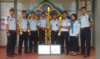 Lapas Polewali Juara I Fulsal HUT Kab. Polewali Mandar