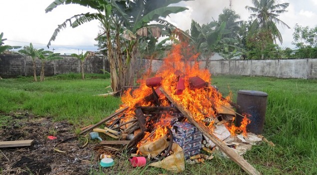 Rupbasan Singkawang Musnahkan Basan/Baran yang Telah Inkracht