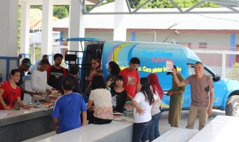 Giatkan Napi Membaca, Rutan Manado Datangkan Perpustakaan Keliling