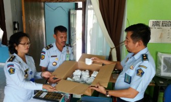 Bapas Pekanbaru Ajak Pos Bapas Tingkatkan Pengawasan Lewat Tes urine