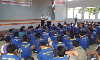 Petugas dan WBP Dukung Lapas Kotaagung Jadi Wilayah Bebas Narkoba