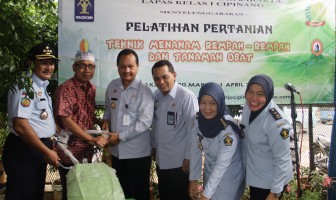 WBP Lapas Klas I Cipinang Dibekali Cara Menanam Rempah Yang Baik