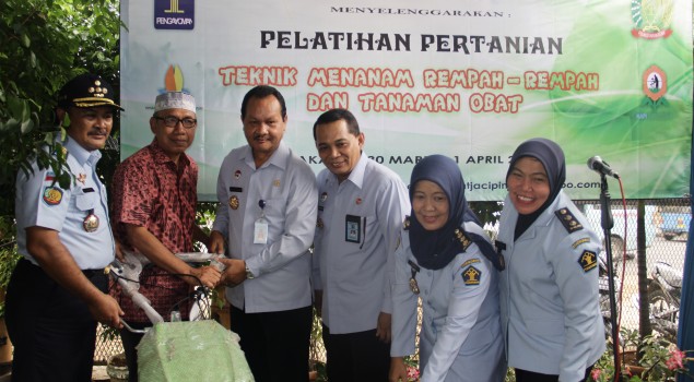 WBP Lapas Klas I Cipinang Dibekali Cara Menanam Rempah Yang Baik