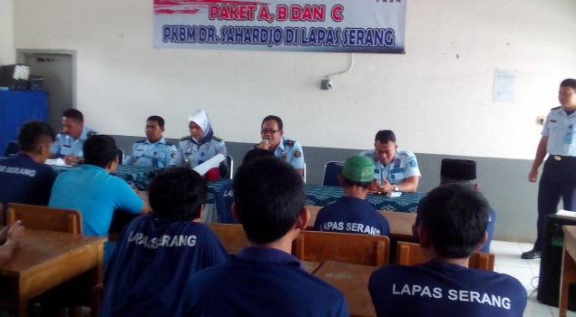 Program Pendidikan Kejar Paket A, B dan C  Lapas Serang Resmi Dibuka