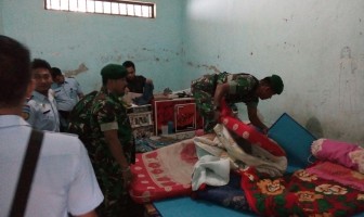TNI, Polri, BNN dan Satpol PP Geledah Rutan Majene