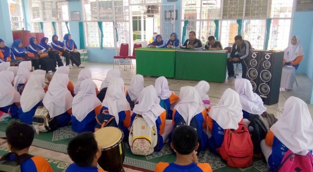 SMP 1 Padang Panjang Ikut Ekskul di Rutan