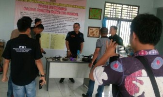 Rutan Kotabumi Ekspose Hasil Razia kepada Media