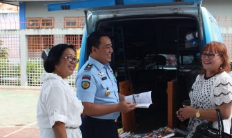 Kali Kedua, WBP Rutan Manado Nikmati Hadirnya Perpustakaan Keliling