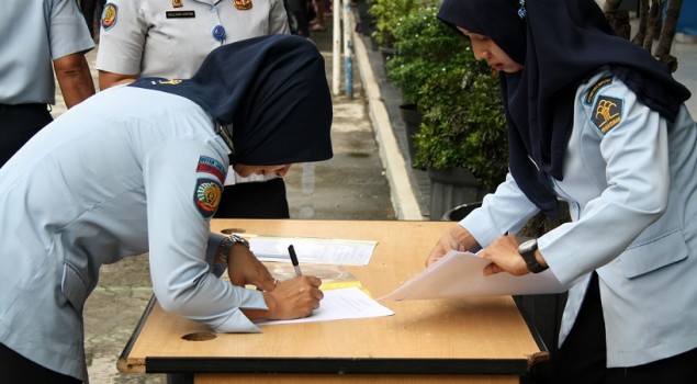 Petugas Rutan Jaktim Berikrar Perangi Narkoba