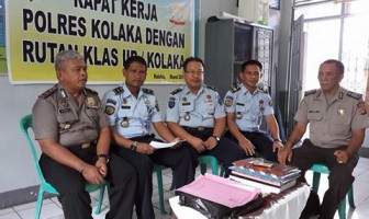 Rapat Kerja Rutan & Polres Kolaka Bahas MoU Gangguan Kamtib