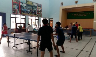 Jelang PORSENAP, Lapas Serang Latihan Bersama PTMSI Banten
