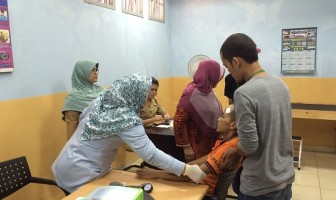 Periksa Napi/Tahanan, Rutan Gunung Sindur Datangkan Tim Medis Puskesmas