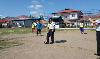 Sambut Paskah, Rutan Amurang Gelar Pertandingan Sepakbola