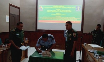 Rutan Padang Panjang - Kodim 0307 Sepakati MoU Wawasan Kebangsaan