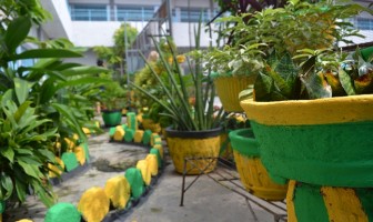 Kreativitas WBP Percantik Taman Lapas Wanita Palembang