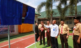 Wow... Di Lapas Pekanbaru Kini Ada Gugus Pramuka