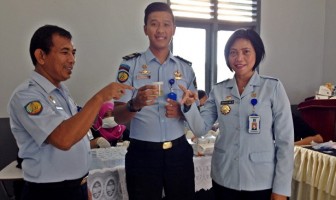 Dites Urin, Pegawai & WBP Lapas Tanjungpandan Negatif Narkoba