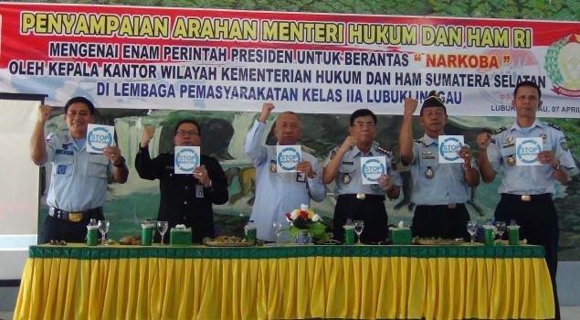 Kanwil Sumatera Selatan Perang Terhadap Narkoba