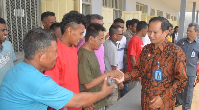 Kakanwil Maluku Kunjungi Gedung Baru Rutan Saumlaki