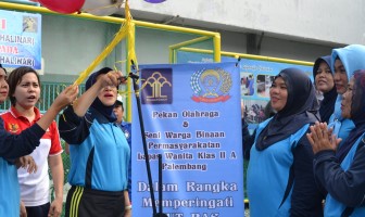 Porseni Lapas Wanita Palembang Resmi Dibuka